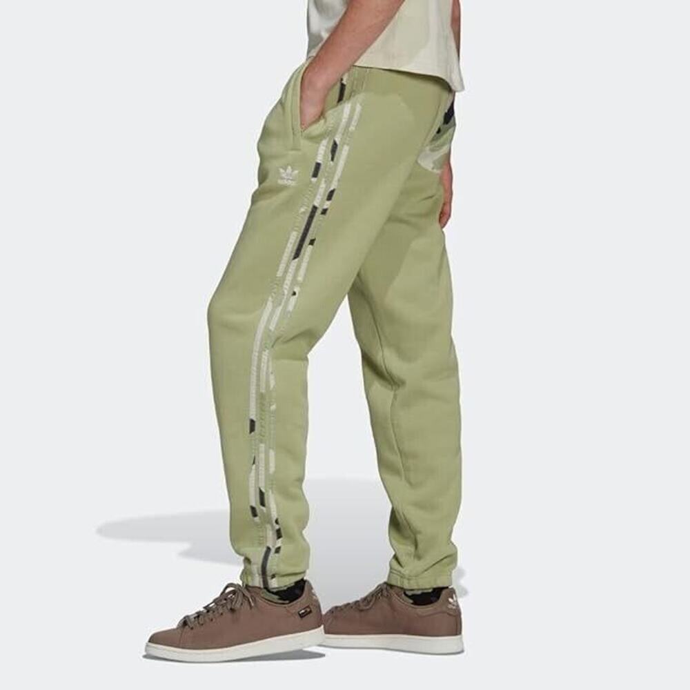 Adidas Joggers Originals Camo Magic Lime Regular Fit Sweatpants Mens Meduim NEW - Picture 3 of 4